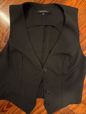 Olivaceous Black Women's/Formal Men's Tailored Vest - Classic V-Neck